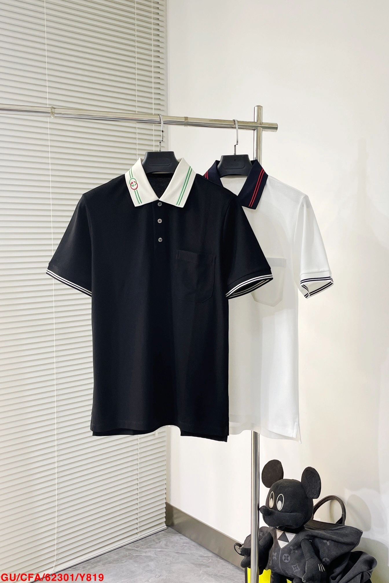 &&wg.luxury- 2023SS embroidery POLO. 2Colour item:C-F501G2214-2